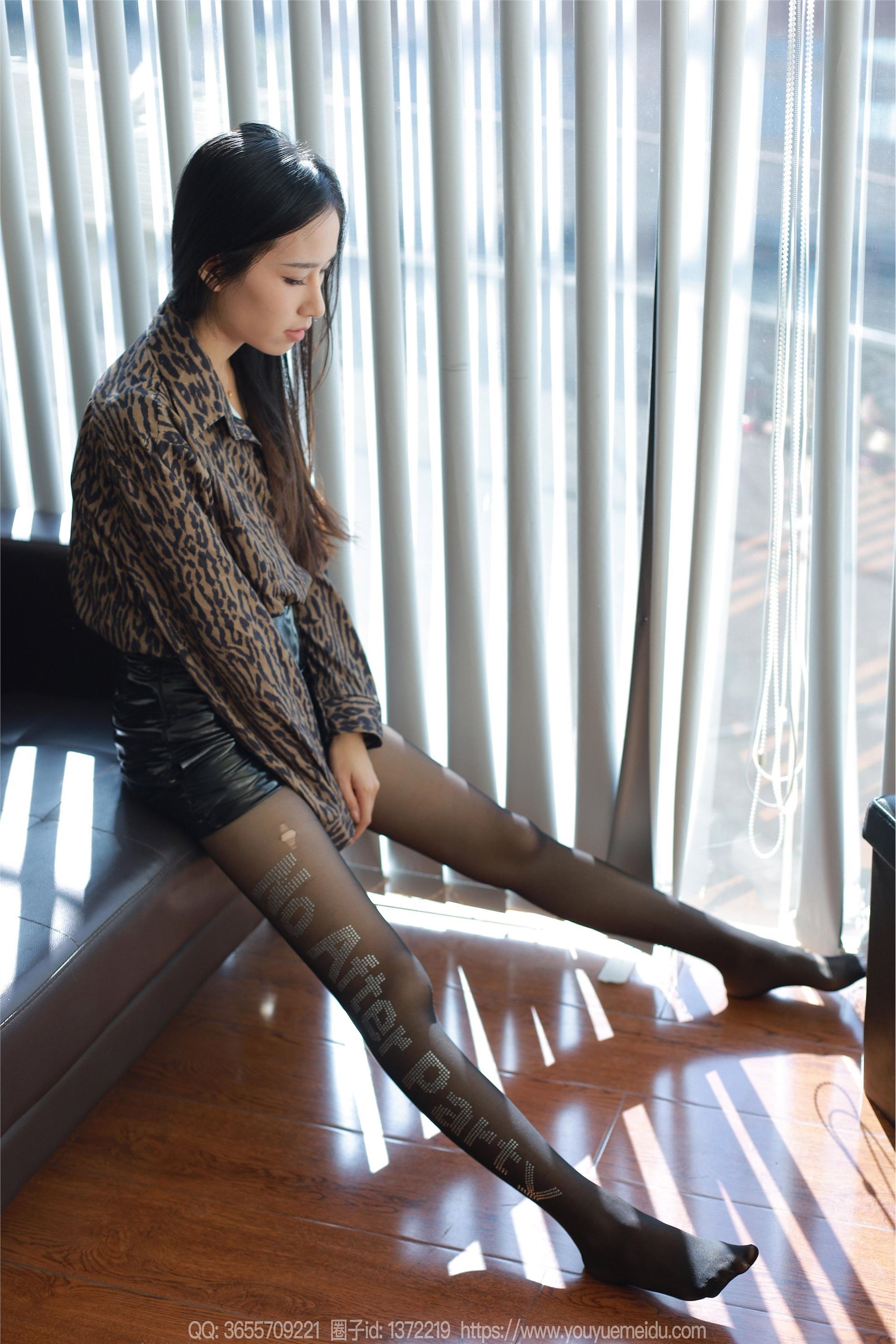 IESS异思趣向  2023.11.22 丝享家 1592 美子《豹纹配字母》